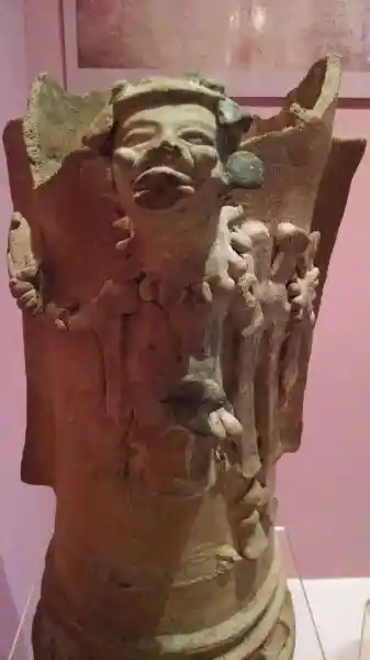 Decorated Incense Burner Representing a Warrior